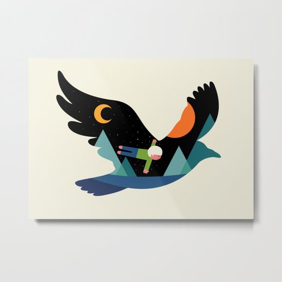 I Believe I Can Fly Metal Print