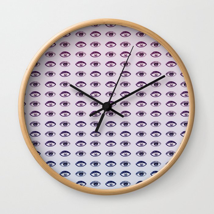 Eyes Pastel Wall Clock