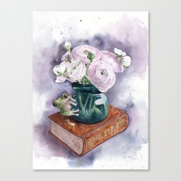 Ranunculus, the Princess Frog Canvas Print