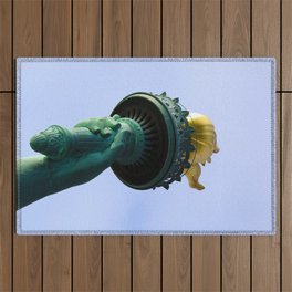Torch of Liberty Outdoor Rug