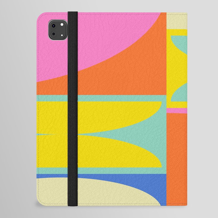 Simple Colorful Shapes Design iPad Folio Case