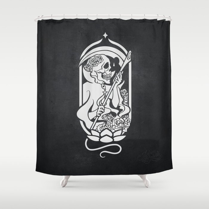 Death Tarot Shower Curtain