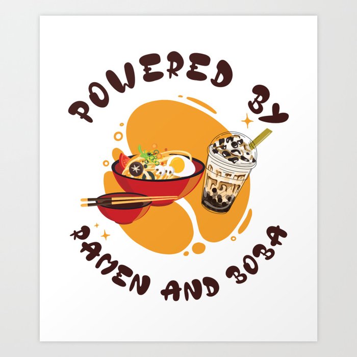 Believe Hope Ramen Bubble Tea T Shirt Boba Japanese Noodles Anime Gift  Poster by Ezone Prints - Fine Art America