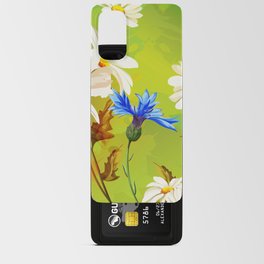 White Daisy Trendy Modern Collection Android Card Case