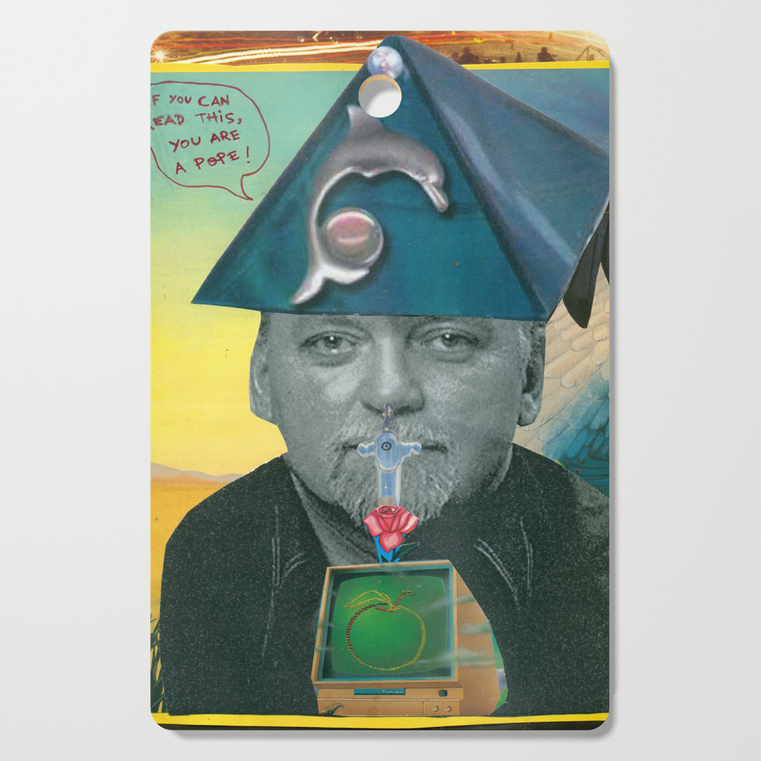 Raw Pope Robert Anton Wilson Cutting Board By Afrikapseudobruitismus Society6