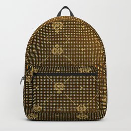 Luxury golden background pattern Backpack