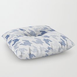 Modern pattern houndstooth Floor Pillow