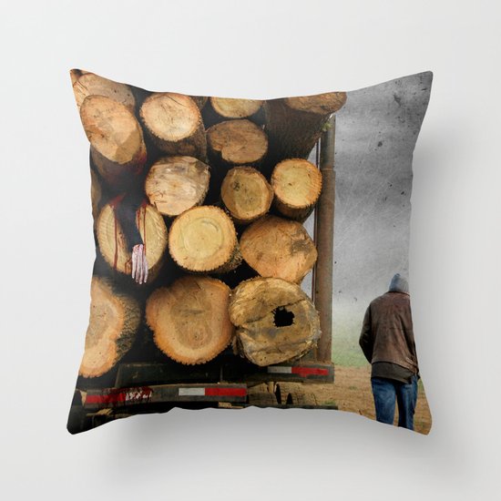 3's A Crowd Throw Pillow