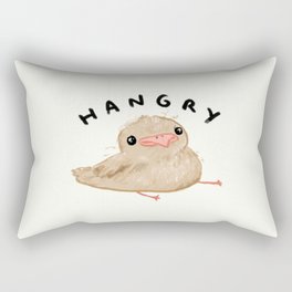 Hangry Chick Rectangular Pillow