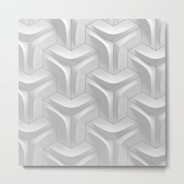 hexagonal tile closeup Metal Print
