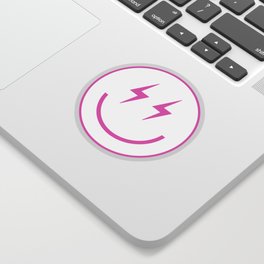 Rad Smile - Pink Sticker