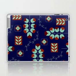 Paddle Flower Pattern Laptop Skin