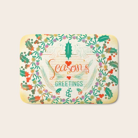 Christmas Bath Mat
