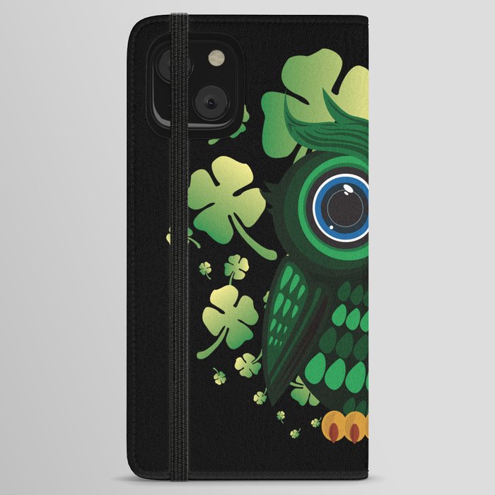 Saint Patrick's Owl iPhone Wallet Case
