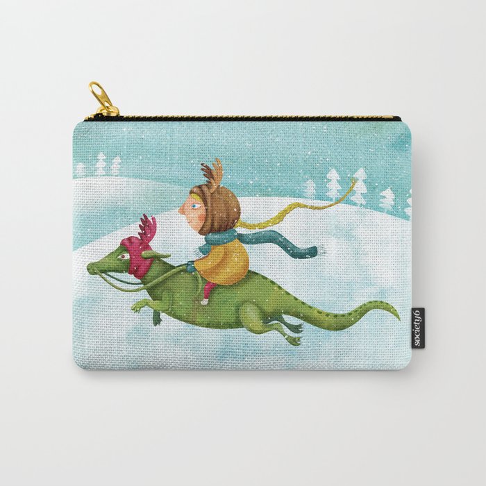 Anietshka and the snow Carry-All Pouch