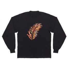 colorful palm leaves Long Sleeve T-shirt