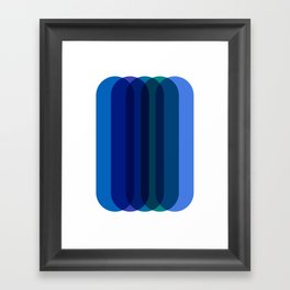 BLUE Pills Framed Art Print