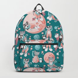 Cats, pandas and unicorns I Backpack | Graphicdesign, Cat, Illustration, Sleep, Panda, Cartoon, Child, Dream, Cats, Character 