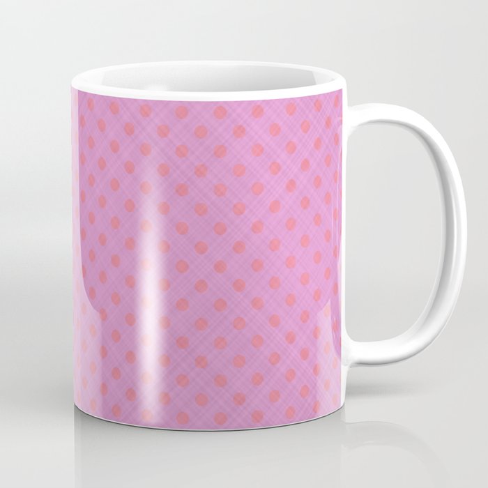 Pink Dotty Pattern Coffee Mug