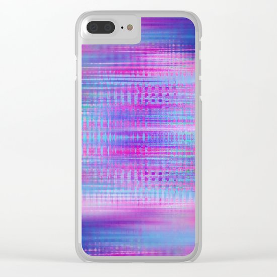Distorted signal 02 Clear iPhone Case