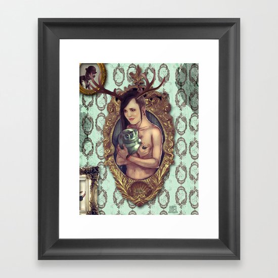 Cuddle Framed Art Print