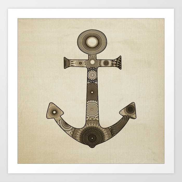 Anchors away Art Print