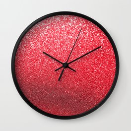 Abstract glitter lights background Wall Clock