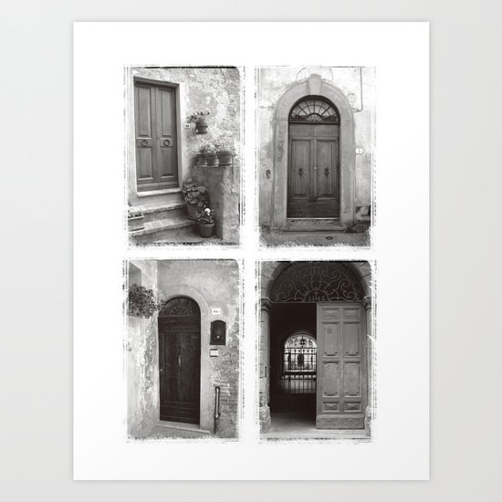 Doors of Rome Art Print
