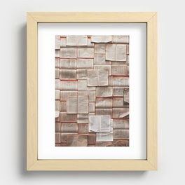 Open Books Recessed Framed Print