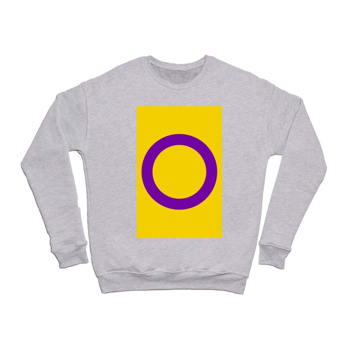 Intersex Pride Flag LGBTQ Crewneck Sweatshirt