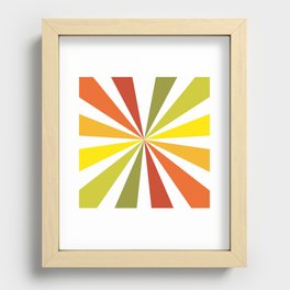 Bright rays Recessed Framed Print