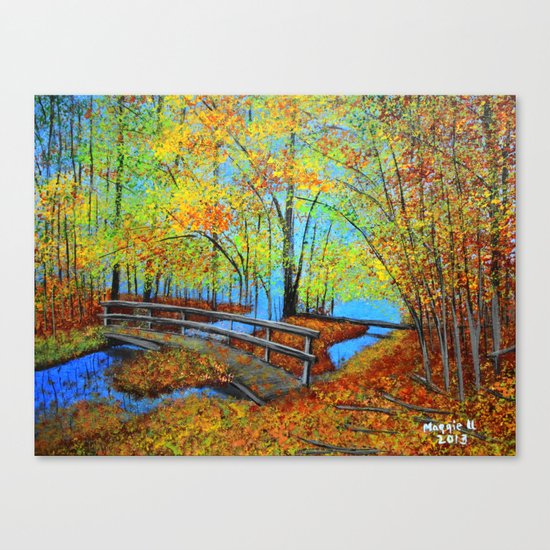 Autumn landscape 4 Canvas Print