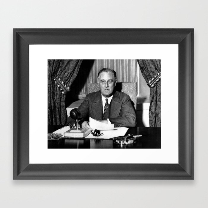 President Franklin Roosevelt Framed Art Print