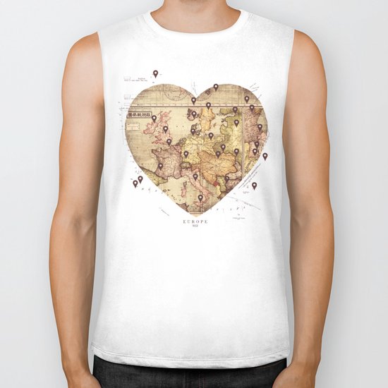 Love to Travel Biker Tank