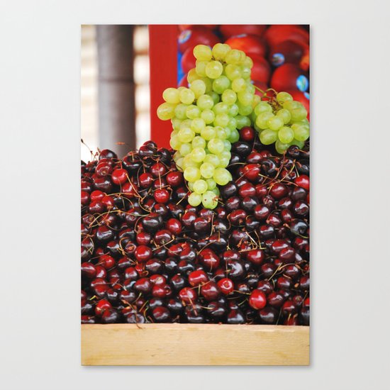 Farmers Market Canvas Print