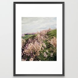 Flowered Fields Framed Art Print