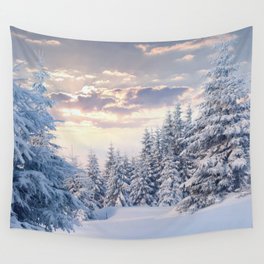 Snow Paradise Wall Tapestry