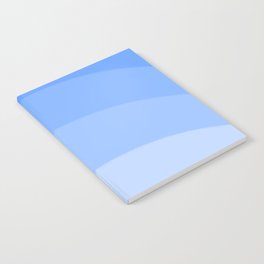 Mid-Century Modern Blue Sunrise Notebook