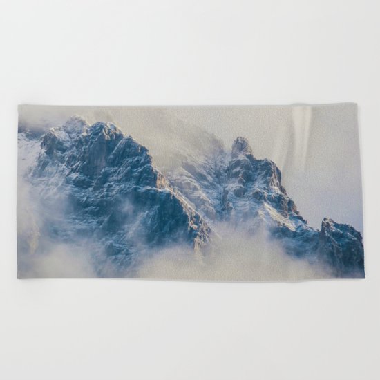 Misty Mountain Beach Towel
