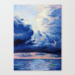 The pastel storm Canvas Print