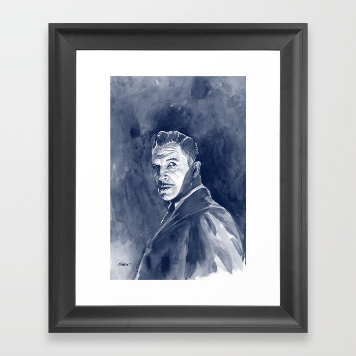 Vincent Price The Bat Framed Art Print