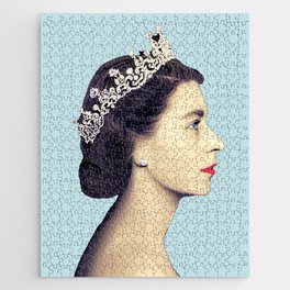 Queen Elizabeth II in Profile Jigsaw Puzzle