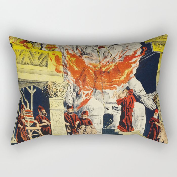 Cabiria vintage poster Rectangular Pillow