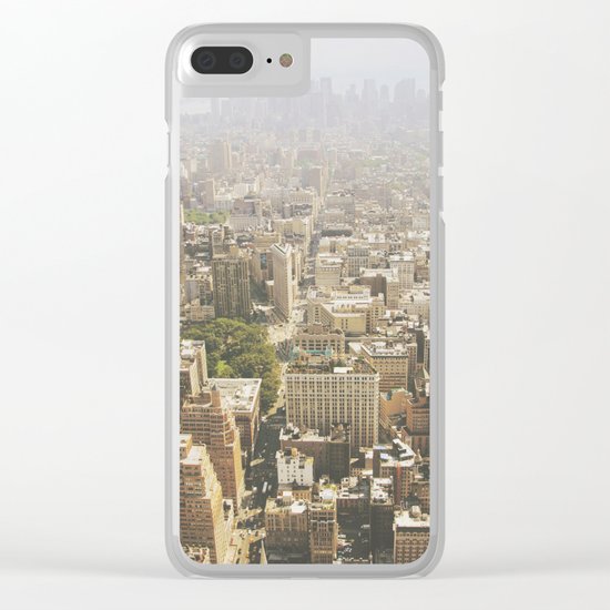 Hazy City - Manhattan Clear iPhone Case