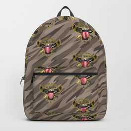 United States Armed Forces Military Veteran Eagle - Proudly Served Backpack | Army, Eagle, Usvet, Militaryveteran, Usveteran, Drawing, Airforce, Usa, Veteran, America 