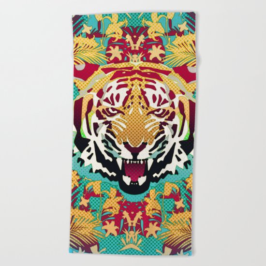 Tiger 2 Beach Towel