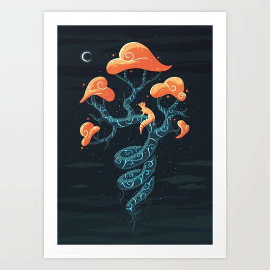 Magic Tree Art Print