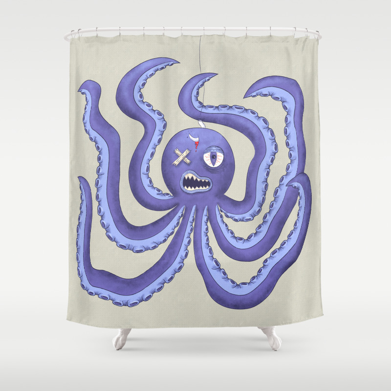 Hooked V2 Shower Curtain By Daniellerauppborba Society6