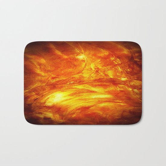 Surface Of The Sun - Leo - Science - Hipster - Hot Bath Mat
