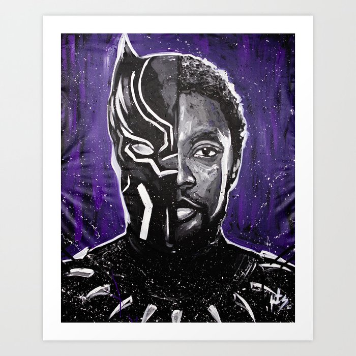 Chadwick Boseman - Black Panther Art Print by sigelarts ...